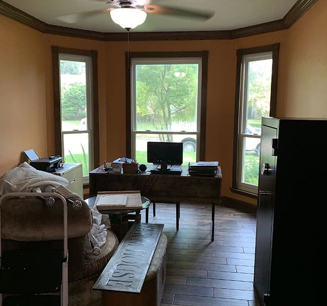 Home Paint Work Before