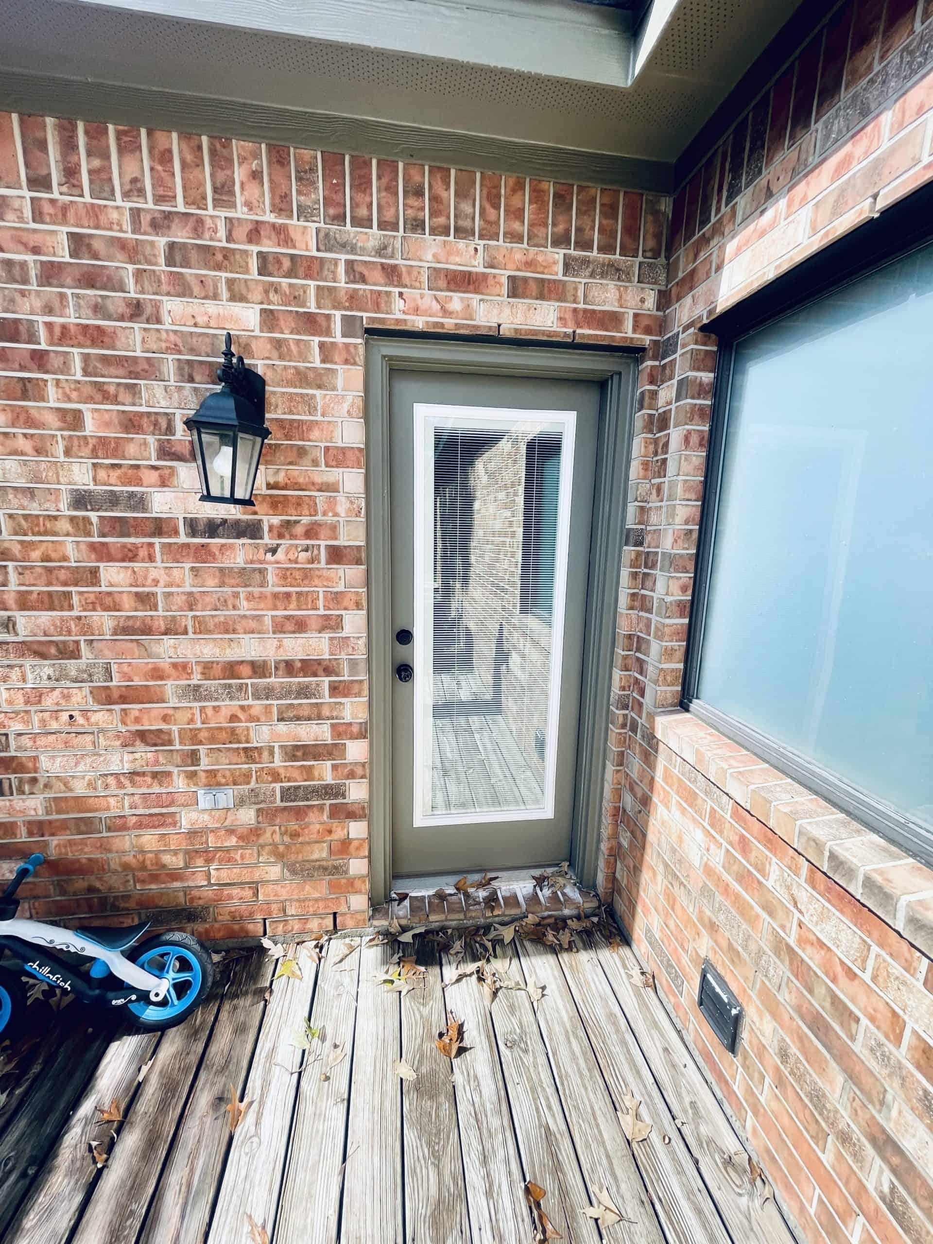 Home Paint Work Before