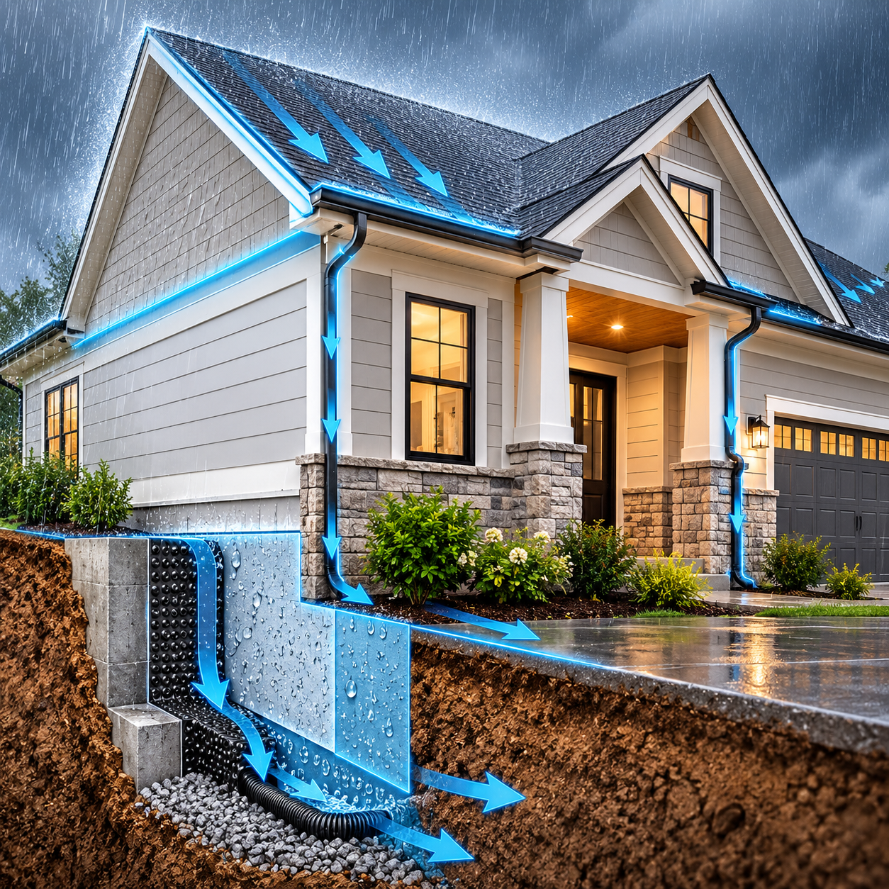 Waterproofing a home Waterproofing a home