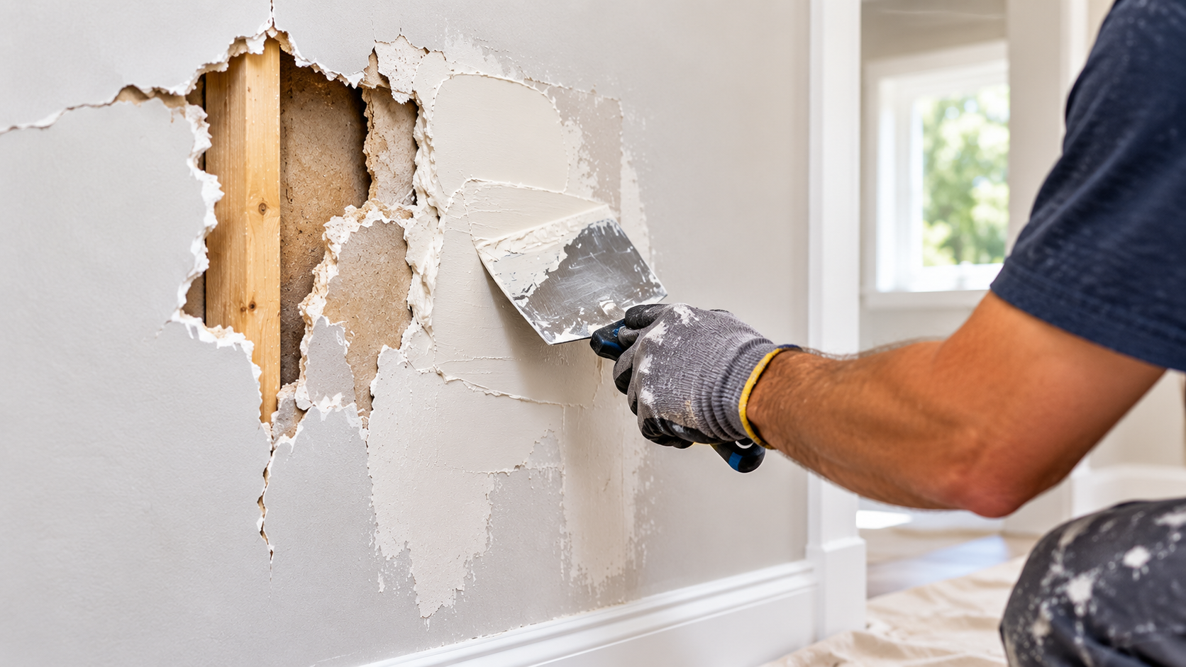 Drywall repair Drywall repair