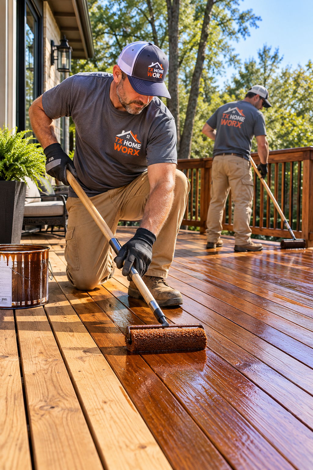 Professional Wood Staining for Magnolia-Area Homes Professional Wood Staining for Magnolia-Area Homes