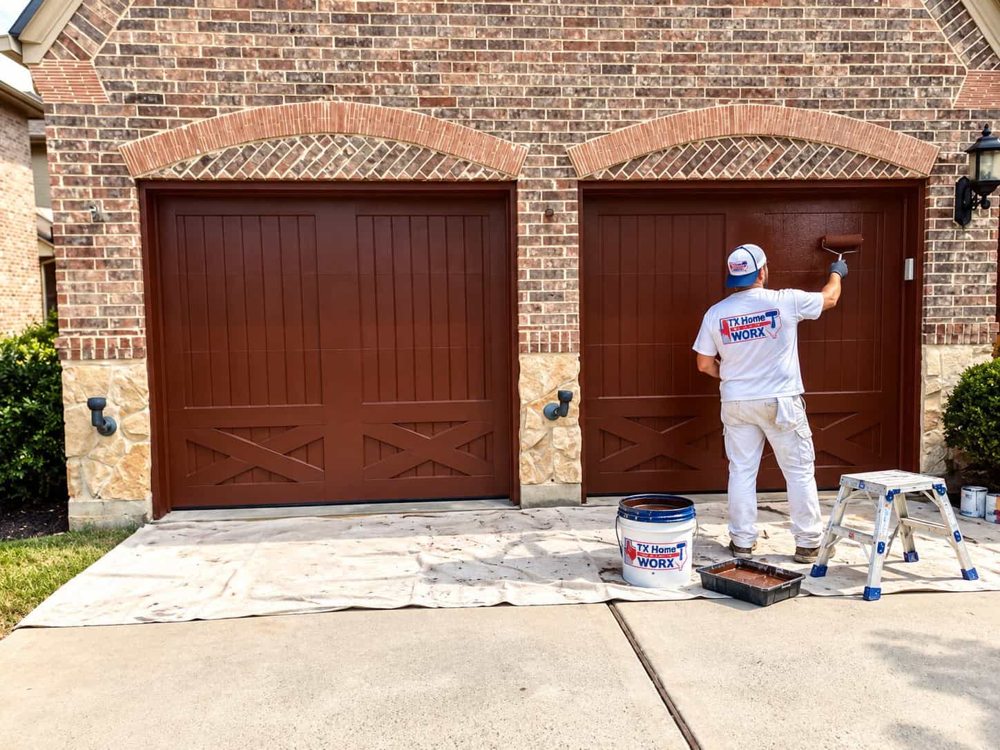 Oarwood Place Garage Door Project in Spring, TX Oarwood Place Garage Door Project in Spring, TX