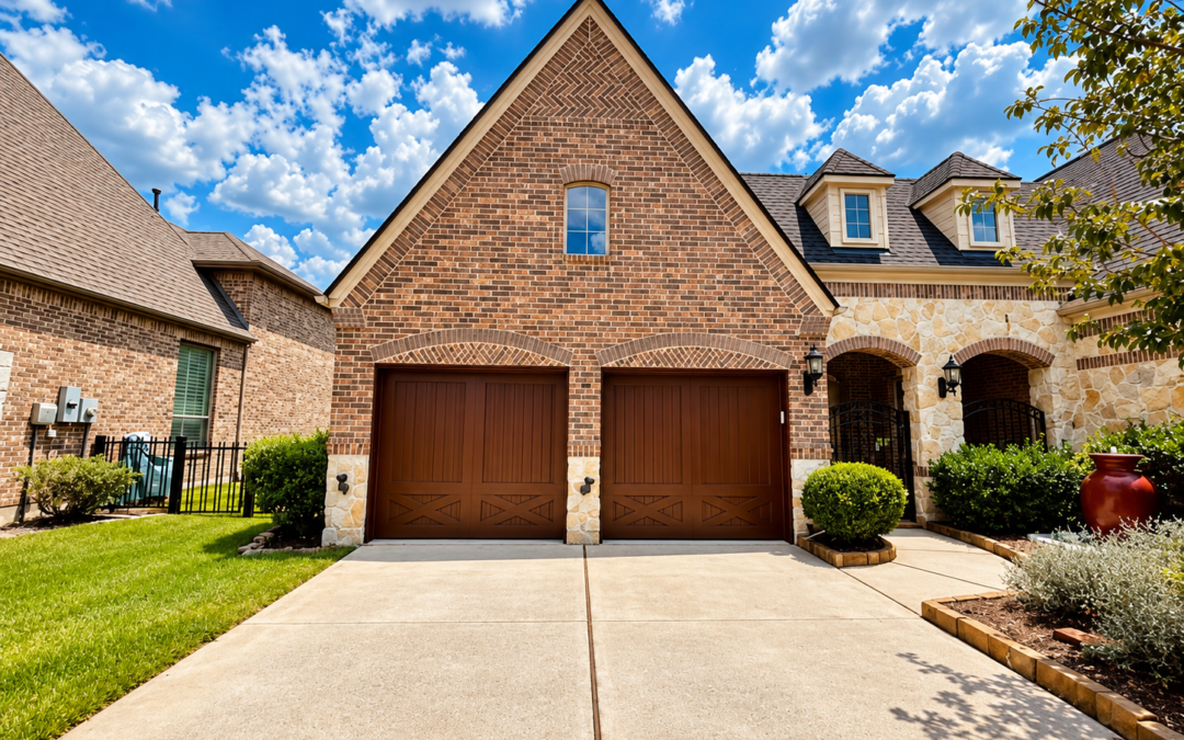 Oarwood Place Garage Door Project in Spring, TX